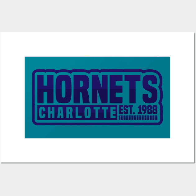 Charlotte Hornets 02 Wall Art by yasminkul